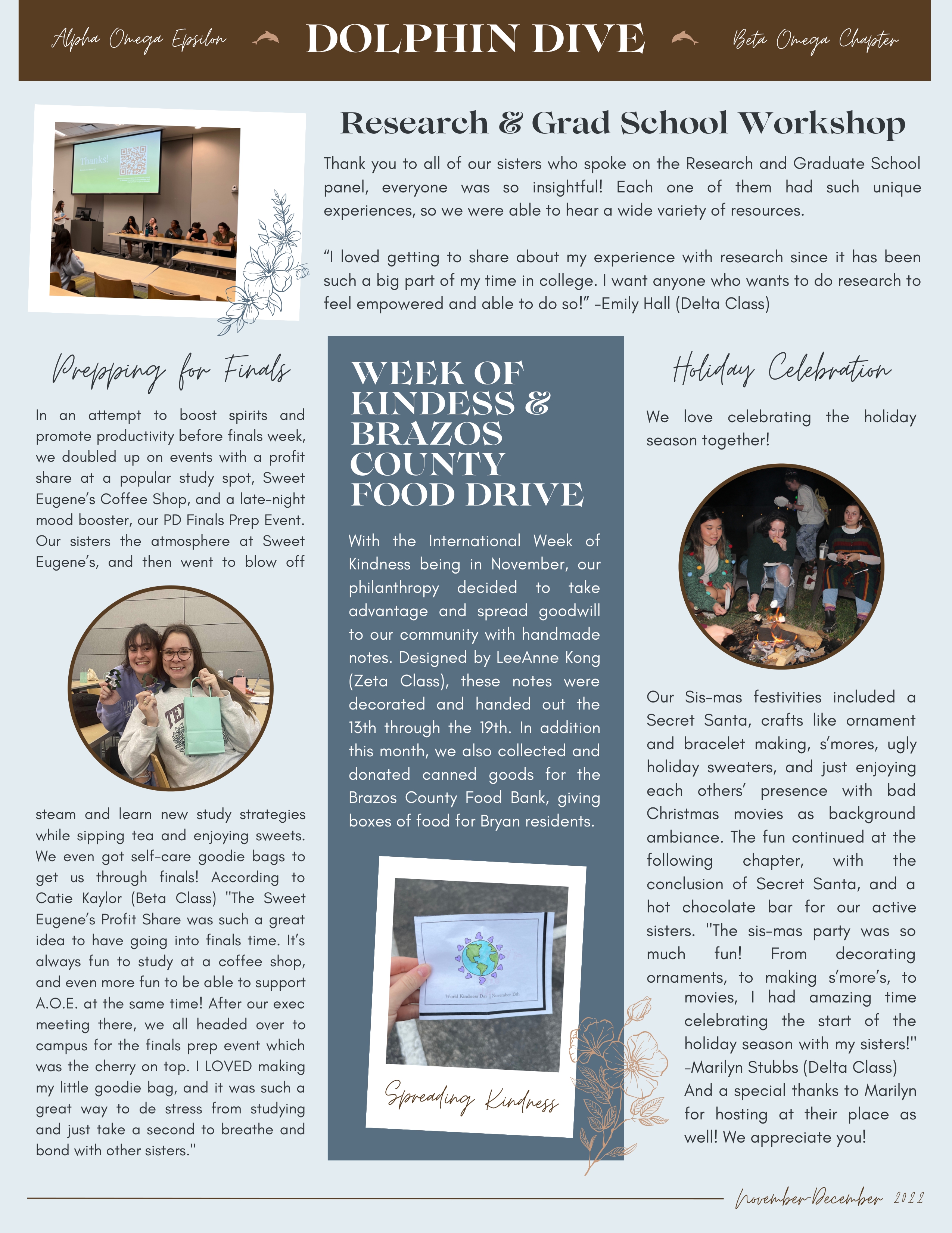 November/December Newsletter Page 2